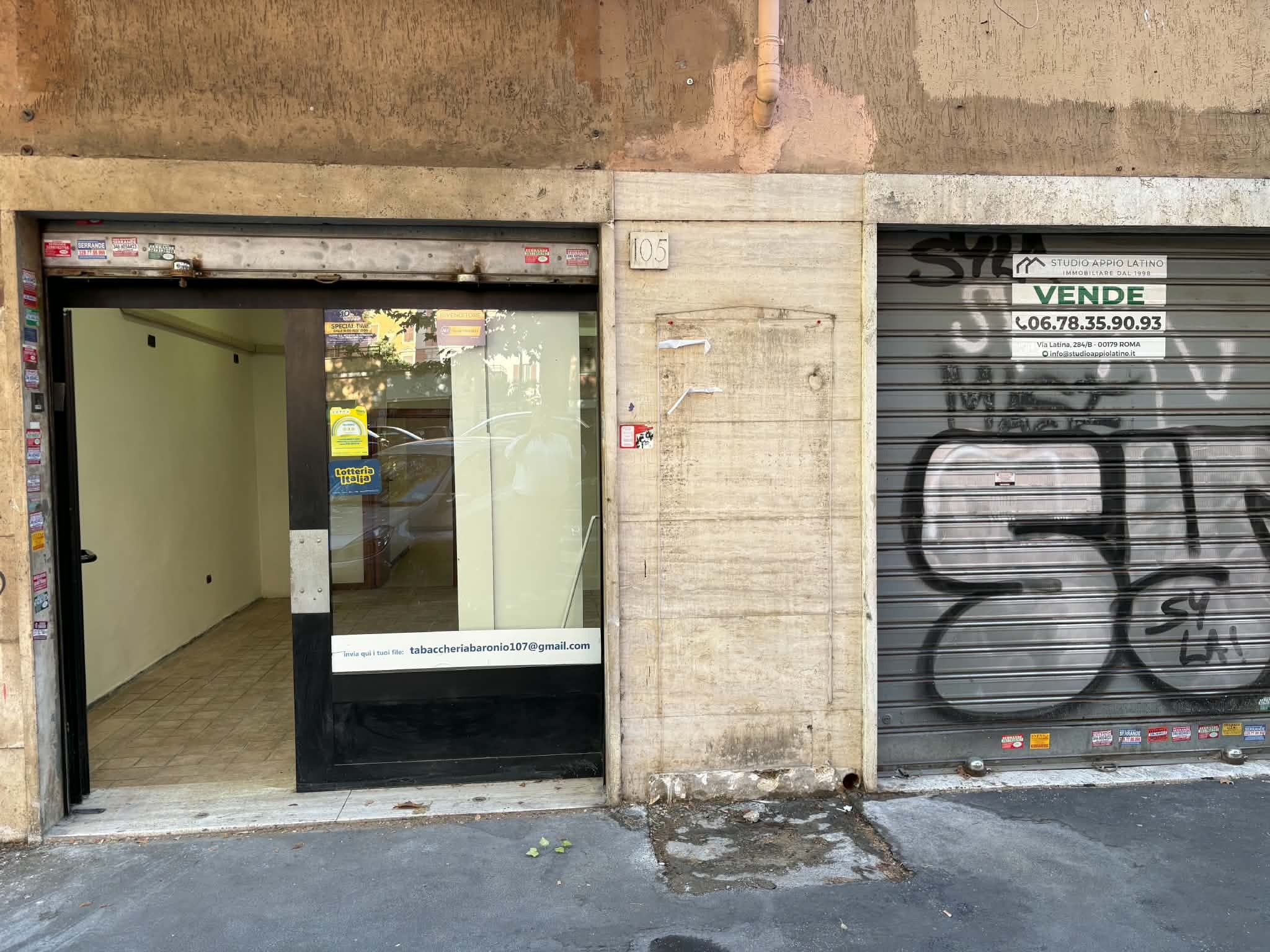 Locale Commerciale C1 Roma zona Appio Latino
